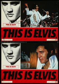 4r0442 THIS IS ELVIS set of 6 Italian 13x18 pbustas 1981 Presley, different portraits of The King!