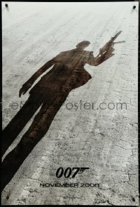 4r0889 QUANTUM OF SOLACE teaser DS 1sh 2008 Daniel Craig as James Bond, cool shadow image!