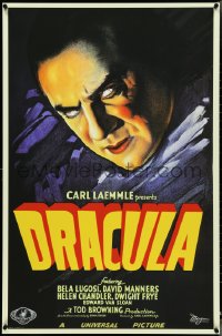 4r0154 DRACULA 27x41 REPRO poster 1990s vampire Bela Lugosi from style A one-sheet!