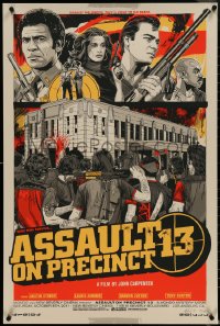 4r0003 ASSAULT ON PRECINCT 13 signed #98/450 24x36 art print 2011 by Tyler Stout, Mondo, regular ed.!