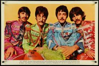 4r0279 BEATLES 20x30 English special fan club poster 1967 Sgt. Pepper's Lonely Hearts Club Band!