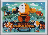 4r0068 BOY NAMED CHARLIE BROWN #278/280 18x24 art print 2015 art by Tom Whalen, regular edition!