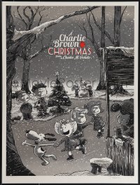 4r0069 CHARLIE BROWN CHRISTMAS signed #35/65 18x24 art print 2015 by Timothy Doyle, variant edition!