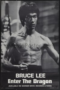 4r0315 ENTER THE DRAGON 18x28 music poster 1973 Bruce Lee, soundtrack, film that made him a legend!