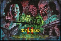 4r0017 EVIL DEAD 2 signed #92/250 24x36 art print 2015 by Graham Humphreys, different and creepy!