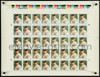 4r0305 NATURAL printer's test 20x26 uncut special poster 1984 faux official Roy Hobbs baseball cards!