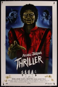 4r0056 THRILLER #34/35 24x36 art print 2018 zombie Michael Jackson by Sara Deck!