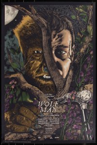 4r0059 WOLF MAN #172/175 24x36 art print 2020 Universal, Anthony Petrie art, regular edition!