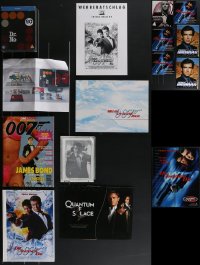 4s0056 LOT OF 14 MISCELLANEOUS JAMES BOND ITEMS 1980s-2020s Pierce Brosnan, Daniel Craig & more!