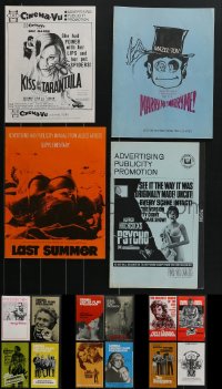 4s0473 LOT OF 16 UNCUT PRESSBOOKS 1960s-1970s great advertising for several movies!