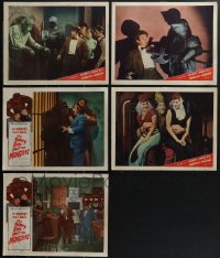 4s0387 LOT OF 5 BOWERY BOYS LOBBY CARDS 1940s-1950s scenes from Master Minds & Meet the Monsters!