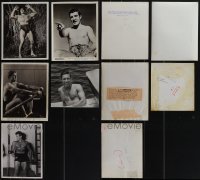 4s0840 LOT OF 5 BEEFCAKE 8X10 STILLS OF HOLLYWOOD STARS 1940s-1950s barechested portraits!