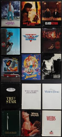 4s0488 LOT OF 15 PRESSKITS 1980s-1990s advertising for a variety of different movies!