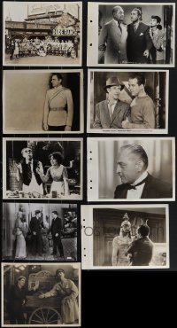 4s0826 LOT OF 9 8X10 STILLS 1920s-1940s a variety of movie scenes, portraits & candids!