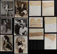 4s0832 LOT OF 6 MOVIE RELATED NEWS PHOTOS 1920s-1950s great candid images of celebrities!