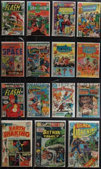 4s0161 LOT OF 15 DC COMIC BOOKS WITH $.50 COVER PRICE 1970s Flash, Superman, Justice League & more!