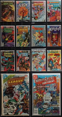 4s0162 LOT OF 14 DC COMIC BOOKS WITH $.60 COVER PRICE 1970s Swamp Thing, Flash, Justice League!