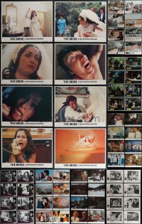 4s0320 LOT OF 64 1970s-1980s LOBBY CARDS 1970s-1980s complete sets from eight different movies!