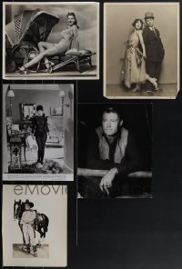 4s0138 LOT OF 5 OVERSIZED STILLS 1920s-1960s portraits of sexy Evelyn Ankers & more!