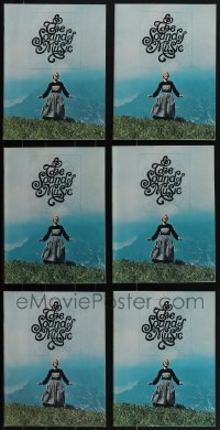 4s0463 LOT OF 6 SOUND OF MUSIC SOUVENIR PROGRAM BOOKS 1965 Julie Andrews, Rodgers & Hammerstein!