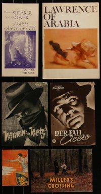 4s0529 LOT OF 6 PROGRAMS & MISCELLANEOUS ITEMS 1930s-1990s great images from a variety of movies!