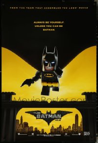 4s1022 LOT OF 5 UNFOLDED DOUBLE-SIDED 27X40 LEGO BATMAN MOVIE TEASER ONE-SHEETS 2017 cool image!