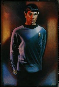 4s0945 LOT OF 5 UNFOLDED 27X40 STAR TREK CREW SPOCK STYLE COMMERCIAL POSTERS 1991 Drew Struzan art!