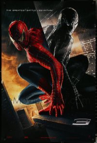 4s1015 LOT OF 5 UNFOLDED DOUBLE-SIDED 27X40 SPIDER-MAN 3 TEASER ONE-SHEETS 2007 battle lies within!