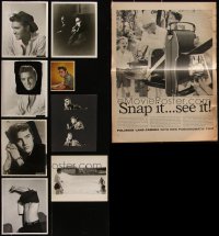 4s0825 LOT OF 9 ELVIS PRESLEY 8X10 STILLS & ITEMS 1950s great portraits of the King of Rock & Roll!