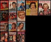 4s0404 LOT OF 14 MOVIE MAGAZINES 1950s-1970s Hollywood Playtime, Modern Movies, Screen Hits & more!