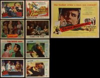 4s0381 LOT OF 9 JULIE LONDON LOBBY CARDS 1940s-1950s great scenes from several of her movies!