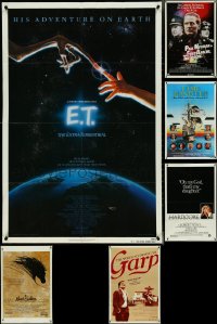 4s0290 LOT OF 7 FOLDED ONE-SHEETS 1970s-1980s great images from a variety of different movies!