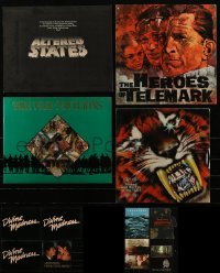 4s0062 LOT OF 16 PROMO BOOKS 1960s-1990s great images from a variety of different movies!