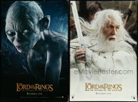 4s1017 LOT OF 5 UNFOLDED DOUBLE-SIDED 27X40 LORD OF THE RINGS: THE RETURN OF THE KING TEASER ONE-SHEETS 2003