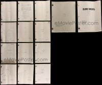 4s0144 LOT OF 14 MOVIE COPY SCRIPTS 1980s-1990s see exactly how the original script was written!