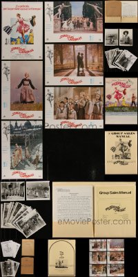 4s0552 LOT OF 89 SOUND OF MUSIC MISCELLANEOUS ITEMS 1965 Julie Andrews, Rodgers & Hammerstein!