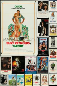 4s0212 LOT OF 94 FOLDED ONE-SHEETS 1970s-1980s great images from a variety of different movies!