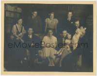 4t0363 BARRYMORES deluxe 10x13 still 1932 Lionel, Ethel, John & family by Clarence Sinclair Bull!