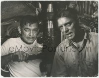 4t0375 RUN SILENT, RUN DEEP deluxe 11x14 still 1958 Clark Gable & Lancaster by submarine periscope!