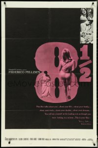 4t0954 8 1/2 1sh 1963 Federico Fellini classic, Marcello Mastroianni & sexiest Claudia Cardinale!