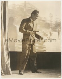 4t1416 ACROSS THE PACIFIC 7.5x9.5 still 1942 Humphrey Bogart with gun drawn in movie theater!