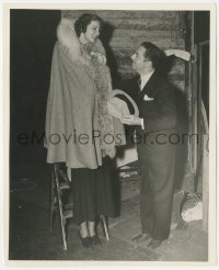 4t1419 AFTER THE THIN MAN candid 8x10 still 1936 William Powell & extra tall Elissa Landi by Rhodes!