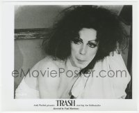 4t1422 ANDY WARHOL'S TRASH 8x10 still 1970 super close up of Holly Woodlawn, Andy Warhol classic!