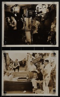 4t1802 ANNA KARENINA 2 candid 8x10 stills 1935 Clarence Brown directing Greta Garbo & Fredric March!