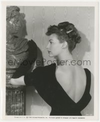 4t1430 AVA GARDNER 8.25x10 still 1948 in backless velvet dress & gloves from One Touch of Venus!