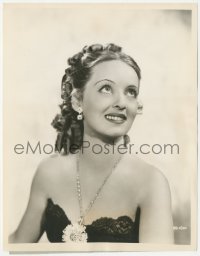 4t1435 BETTE DAVIS 8x10.25 radio still 1938 in her Jezebel makeup & costume for CBS preview!