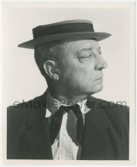 4t1452 BUSTER KEATON 8.25x10 still 1965 profile portrait of the comedy legend late in his career!