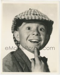 4t1455 CARL 'ALFALFA' SWITZER 8x10 key book still 1938 wearing Sherlock Holmes deerstalker cap!