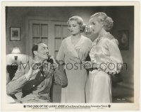 4t1459 CASE OF THE LUCKY LEGS 8x10 still 1935 Warren William as Perry Mason, Peggy Shannon, Ellis