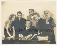 4t1468 CRIME & PUNISHMENT candid deluxe 7.75x9.75 still 1935 von Sternberg, Lorre & cast by Lippman!